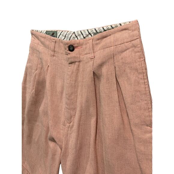 Size 9 Generra Collection Womens Vintage 1980s Pink Bermuda Shorts Cuffed - Picture 4 of 9